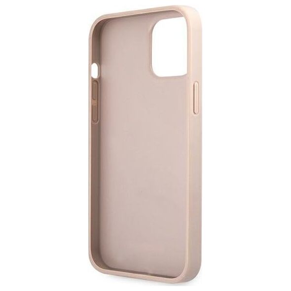 Guess Guess GUHCP12M4GMGPI iPhone 12/12 Pro 6,1" różowy/pink hardcase 4G Big Metal Logo