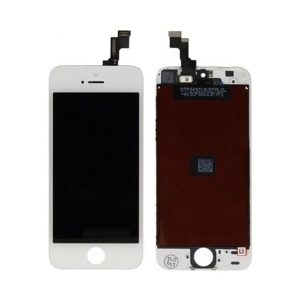 Renov8 Display LCD + Touch Screen for iPhone 5s - White (brand new LG display)