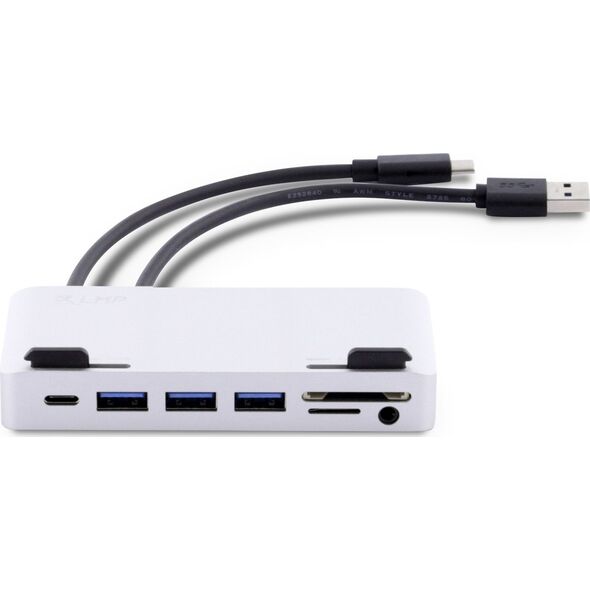 HUB USB LMP 1x SD 1x USB-C 1x microSD  + 3x USB-A 3.0 (LMP-USBC-ATT-HUB-SL)