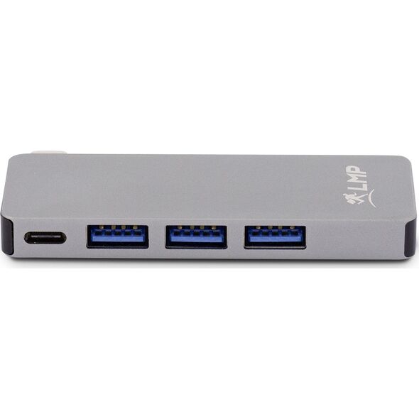 HUB USB LMP 1x SD 1x USB-C PD 1x microSD  + 3x USB-A 3.0 (LMP-USBC-BASEB-6P-SG)