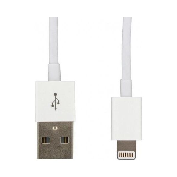 Kabel USB LMP USB-A - Lightning 1 m Biały (LMP-LIGHUSB-1M)
