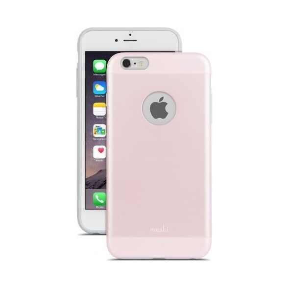 Moshi iGlaze - ultra-slim snap on case for iPhone 6/6s Plus - Carnation Pink