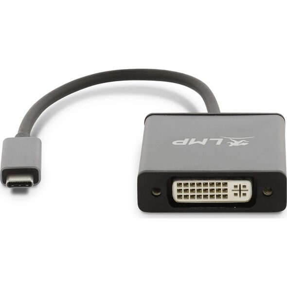Adapter USB LMP 15944 USB-C - DVI Szary  (LMP-USBC-DVI-SG)