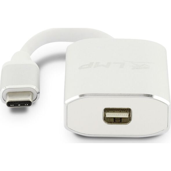 Adapter USB LMP 16134 USB-C - DisplayPort Mini Srebrny  (LMP-USBC-M-DP-S)