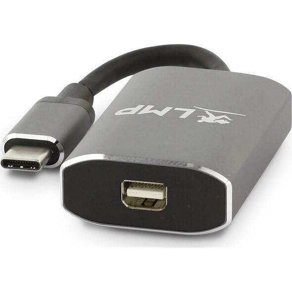 Adapter USB LMP 16138 USB-C - DisplayPort Mini Szary  (LMP-USBC-M-DP-SG)
