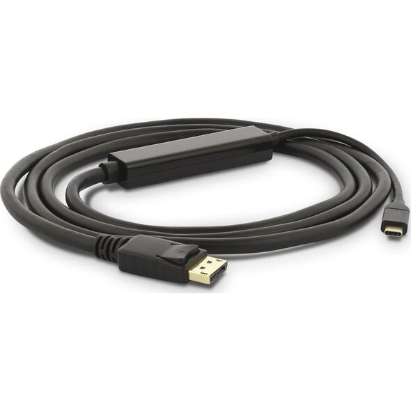 Kabel USB LMP USB-C - 1.8 m Czarny (LMP-USBC-DPC-B)