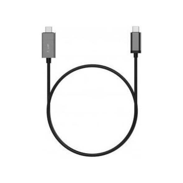 Kabel USB LMP USB-C - USB-C 1.8 m Czarny (LMP-USBC-MB18-SG)