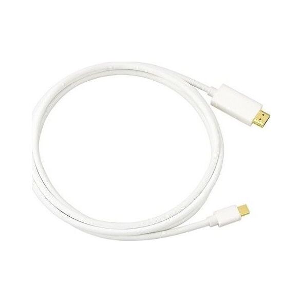 Kabel LMP DisplayPort Mini - HDMI 2m biały (LMP-MH-2M)