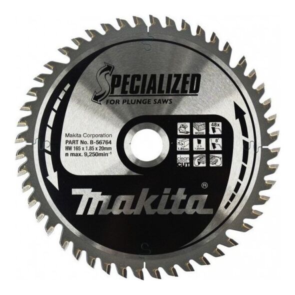 Makita Makita saw blade SPECIALIZED 165x20 48Z