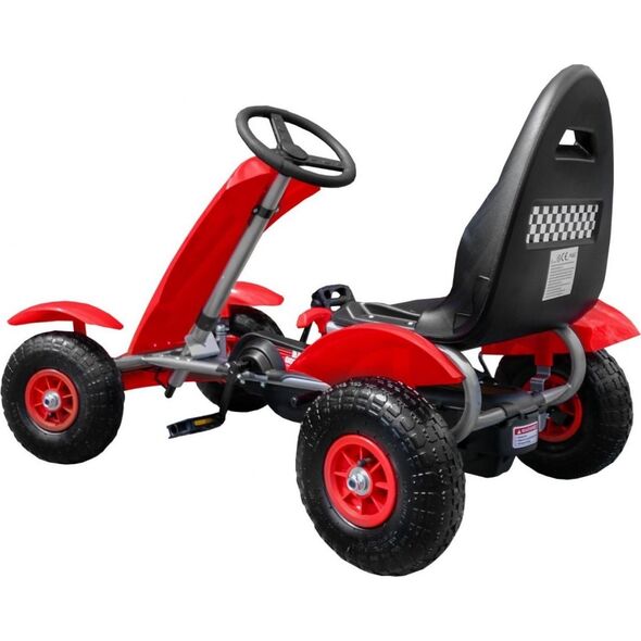 Joko Duży Gokart Pompowane Koła Czerwony