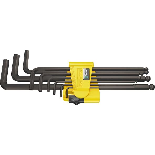 Wera Wera 950/9 Hex-Plus Imperial 1 - L-key set, imperial, BlackLaser