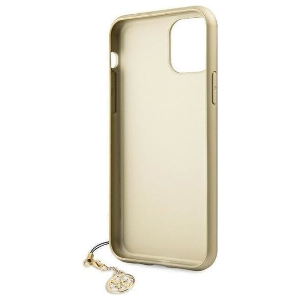 Guess Etui Guess GUHCN61GF4GBR Apple iPhone 11 brown/brązowy hard case 4G Charms Collection