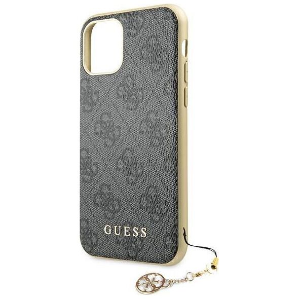 Guess Etui Guess GUHCN61GF4GGR Apple iPhone 11 grey/szary hard case 4G Charms Collection
