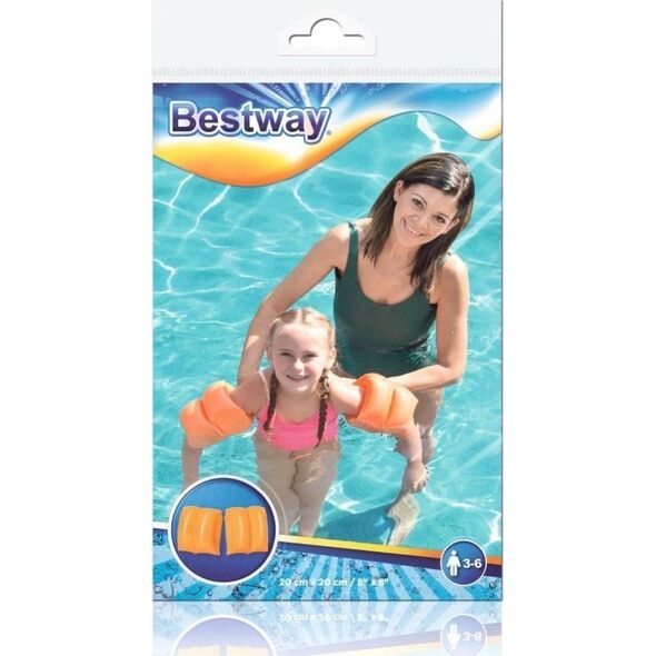Bestway Rękawki Pomarańczowe 20 x 20 cm