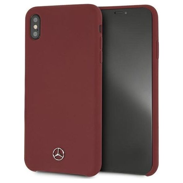 Mercedes Mercedes MEHCI65SILRE iPhone Xs Max czerwony/red hardcase Silicone Line