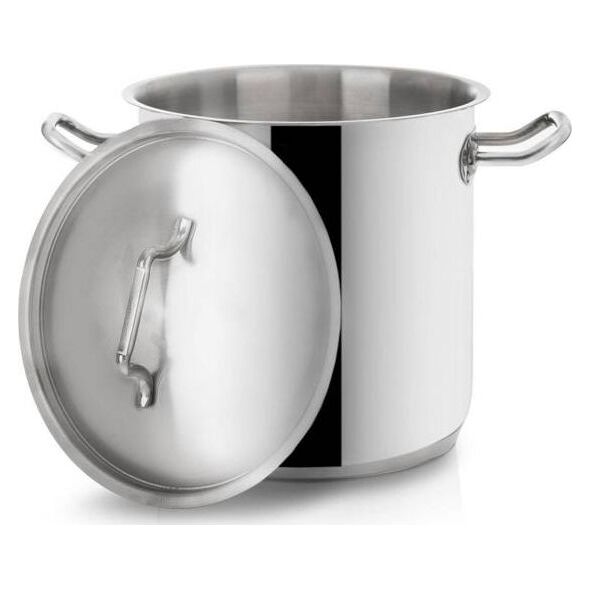 Orion Garnek stalowy z pokrywką 18/10 PREMIUM 11L 24 cm