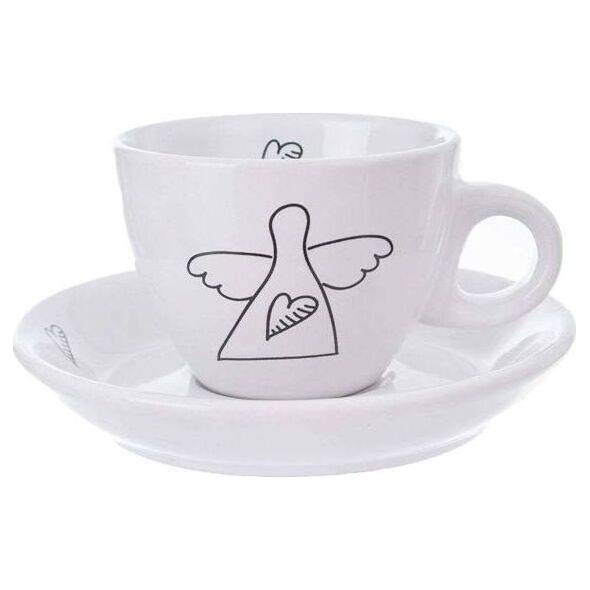 Orion Filiżanka do kawy, espresso, porcelanowa, biała, 90 ml, 2 sztuki