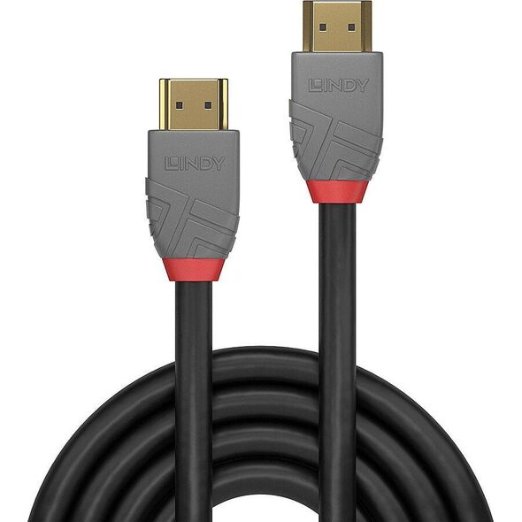 Kabel Lindy HDMI - HDMI 1m szary (36952)