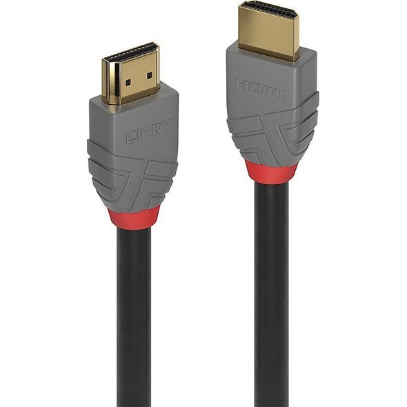 Kabel Lindy HDMI - HDMI 0.5m szary (36951)
