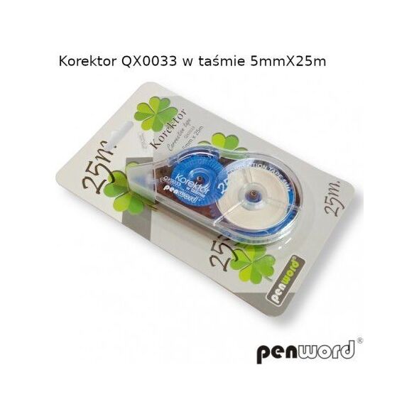 Penword Korektor w taśmie PENWORD QX0033 5mmx25m Penword