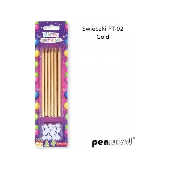 Penword ŚWIECZKI URODZINOWE PT-02 GOLD Penword
