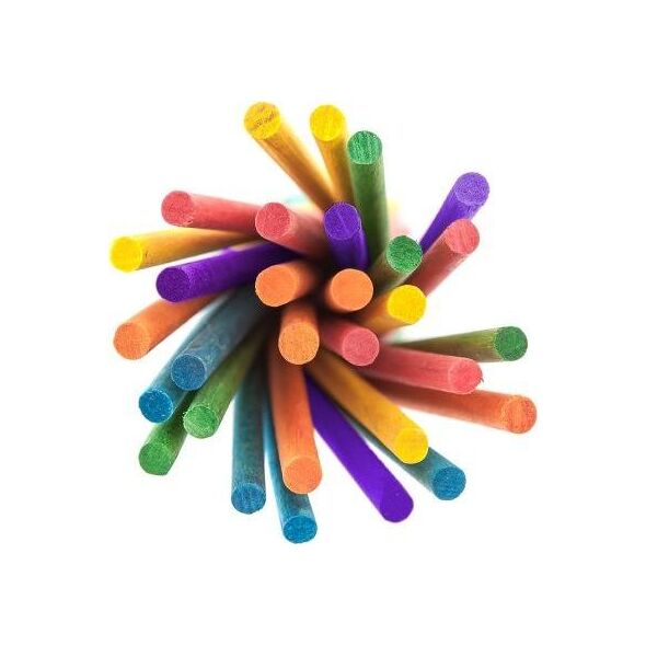 DP Craft Patyczki kreatywne DPCRAFT okrągłe kolorowe 15cm 50szt. Dalprint
