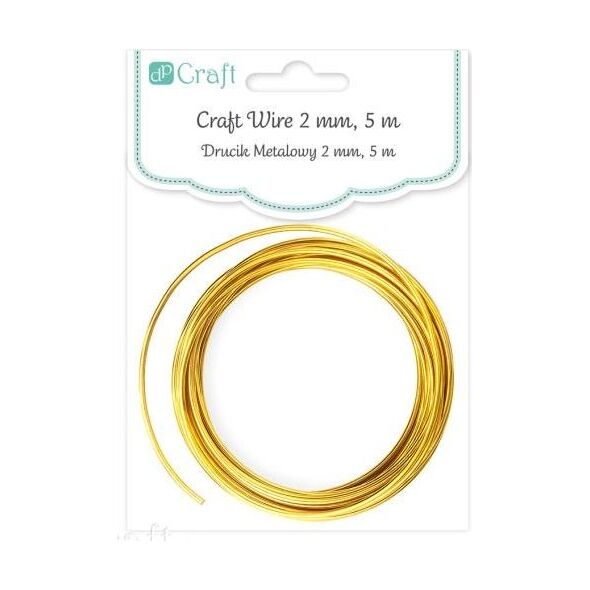 DP Craft Drucik metalowy DPCRAFT 2mm 5m - złoty Dalprint