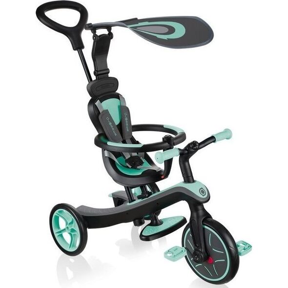 Globber Rowerek 4w1 trójkołowy / biegowy / wózek Explorer Trike Mint