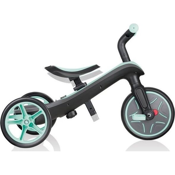 Globber Rowerek 4w1 trójkołowy / biegowy / wózek Explorer Trike Mint