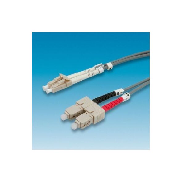 Roline ROLINE Patchcord światłowodowy 50/125um LC-SC 10m szary