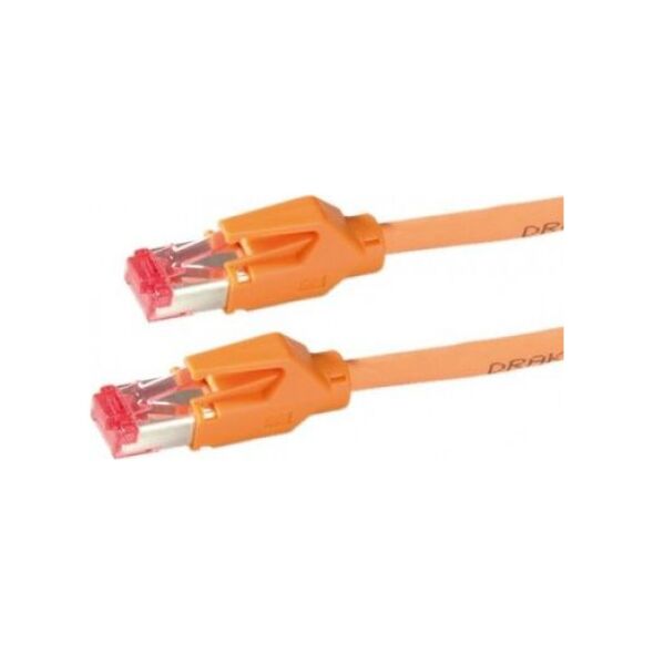 Draka DRAKA Patchcord S/FTP Kat.6 H pomarańczowy 3m