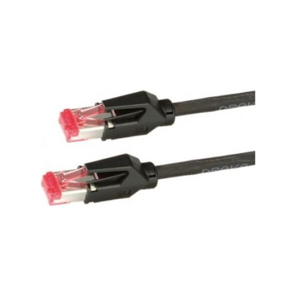 Draka DRAKA Patchcord S/FTP Kat.6 H czarny 3m