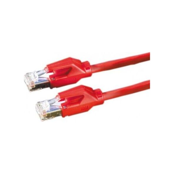 LEONI KERPEN KERPEN E5-70 PatchCord S/FTP (PiMF) Kat.6 LSOH czerwony 5.0m