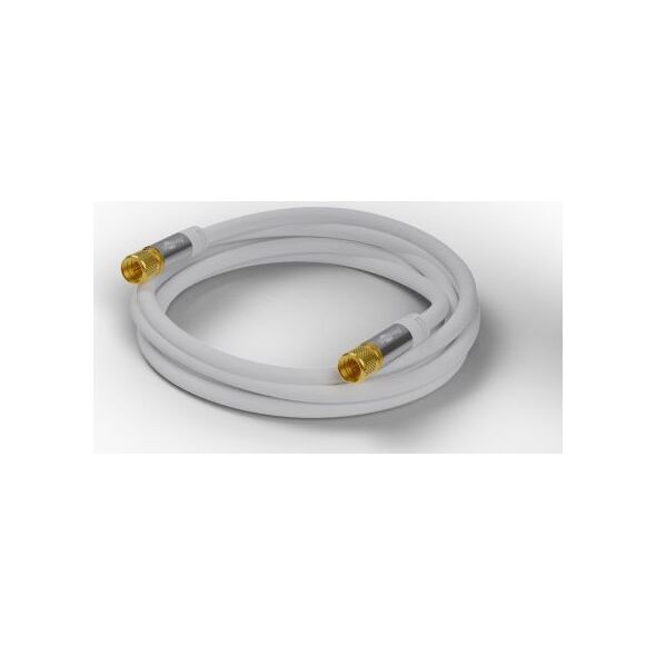 Kabel Goobay Antenowy (F) 2m biały (JAB-4411000)