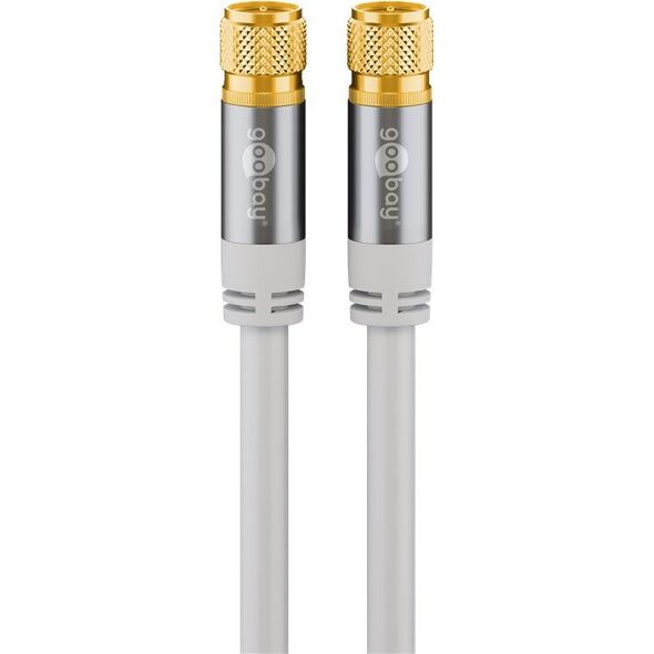 Kabel Goobay Antenowy (F) 10m biały (JAB-4411052)