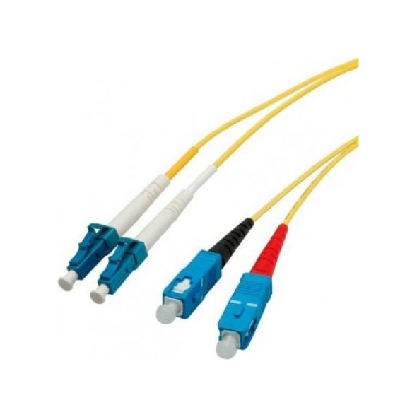 Rotronic Patchcord światłowodowy LWL duplex E9/125um LC/SC 2.0m