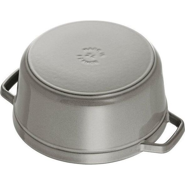 STAUB Garnek żeliwny okrągły 40500-246-0 3 8 l grafitowy