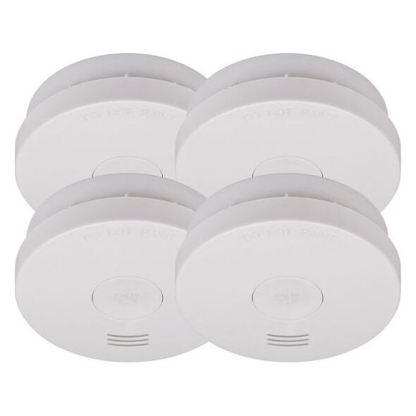 Brennenstuhl 4x Brennenstuhl Smoke Detector 10 years VDS3131 prooved