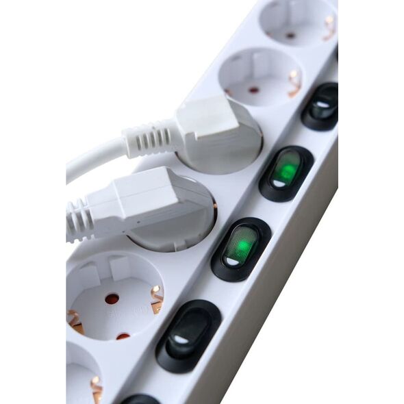 Listwa zasilająca Brennenstuhl Socket Line 6 gniazd 2 m biała (1153110126)