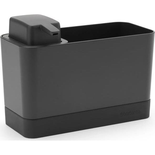 Brabantia Zestaw organizer i dozownik do mydła SinkSide ciemnoszary