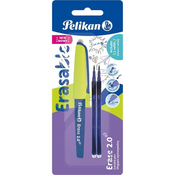 Pelikan Długopis wymazywalny Erase 2.0 niebieski