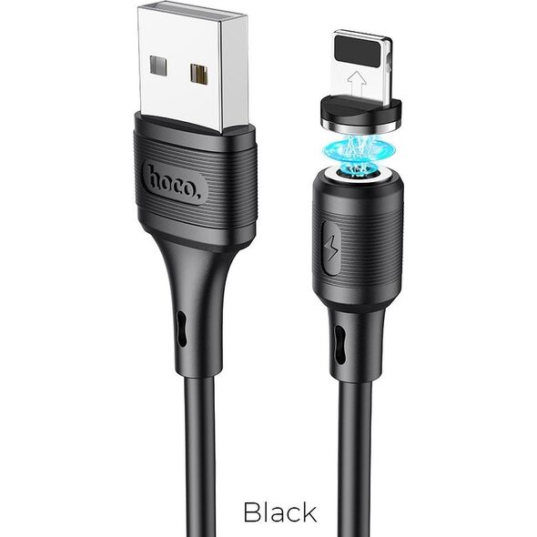 Kabel USB Hoco USB-A - Lightning Czarny (6931474735522)