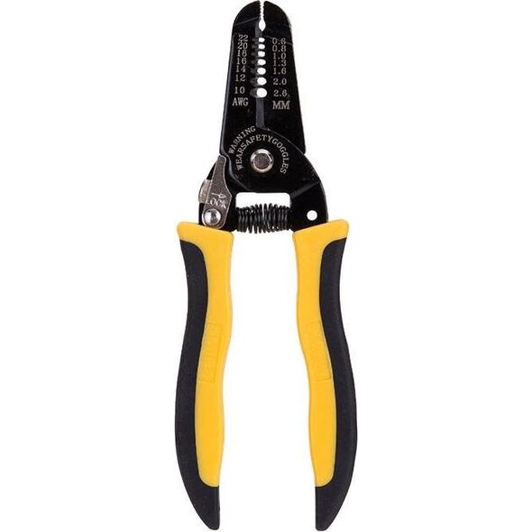 Deli Ściągacz izolacji Deli Tools EDL2607, 0.6-2.6mm (żółty)