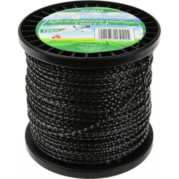 Geko ŻYŁKA DO PODKASZARKI KARBOWANA 2.4MMX1LB 122M (27) G73954 GEKO