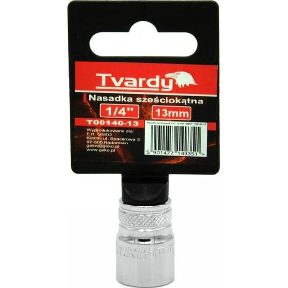 Geko NASADKA SZEŚCIOKĄTNA 1/4" 13 MM TVARDY (10/100) T00140-13 GEKO