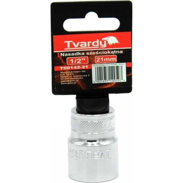 Geko NASADKA DWUNASTOKĄTNA 1/2" 21 MM TVARDY (10/100) T00143-21 GEKO