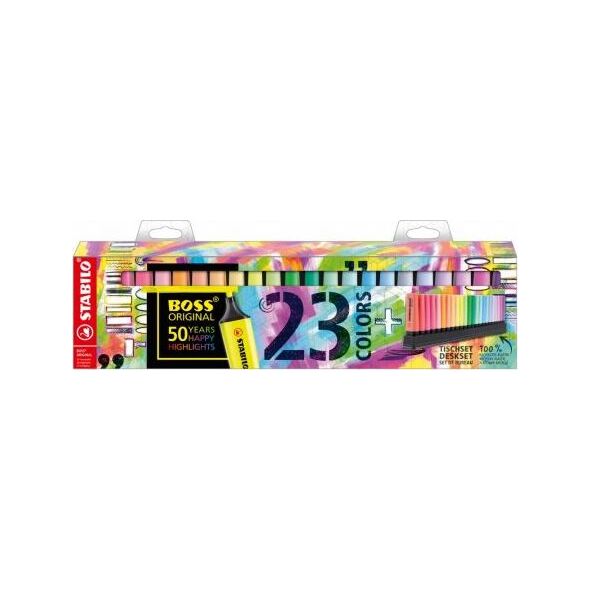 Stabilo ZAKREŚLACZ STABILO BOSS ORIGINAL ZESTAW 23 KOLORÓW W ETUI