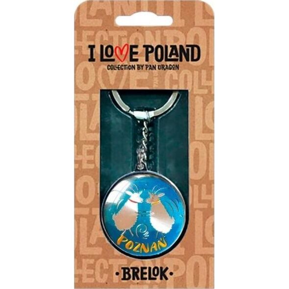 Breloczek Pan Dragon Brelok I love Poland Poznań ILP-BRE-A-POZ-02