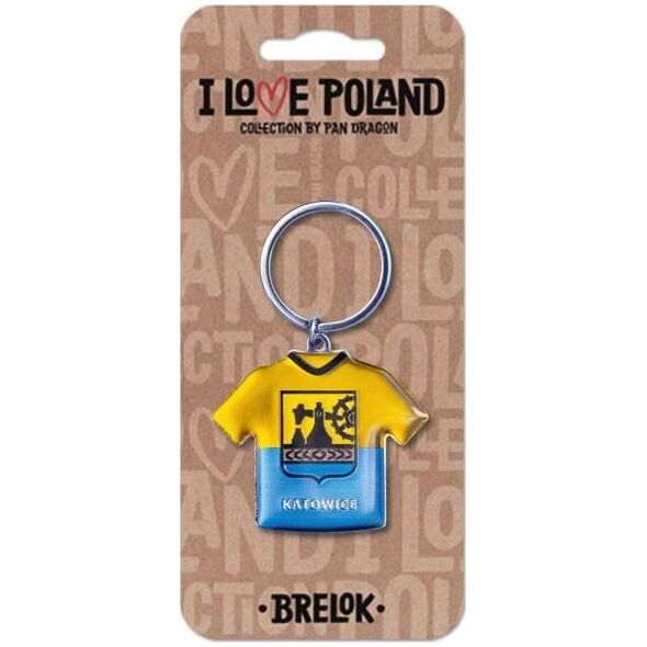 Breloczek Pan Dragon Brelok I love Poland Katowice ILP-BRE-A-KAT-03