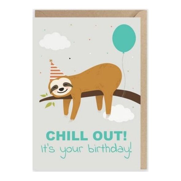 Cardie Kartka urodzinowa Chill Out, eko koperta K012